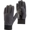 Image de Black Diamond Gants MidWeight Softshell - Gants tactiles en softshell résistants aux intempéries - Manchettes en néoprène Mixte Adulte, Gris (Smoke), S