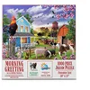 Image de SUNSOUT INC - Morning Greeting - Puzzle de 1000 pièces par artiste: Rafael Trujillo - Taille finie 20" x 27" Animaux - MPN# 42290