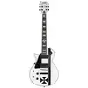 Image de ESP LTD Iron Cross Snow White LH James Hetfield Signature guitare électrique pour gaucher avec étui