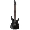 Image de ESP LTD Alex Wade Signature AW-7 Baritone Open Grain Black Satin guitare électrique 7 cordes avec étui