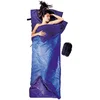 Image de Cocoon Silk Tropic Sac de Couchage Bleu Roi 86 x 32 cm