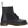 Image de Dr. Martens Femme 8 Eye Boot Shoes, Noir Verni Patent, 42 EU
