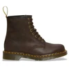Image de Dr Martens pour homme. 11822203 1460 Crazy Horse bottes en cuir marron (42), Plat, 1 à 3 cm, Lacets, Casuel