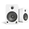 Image de Kanto Enceintes Actives HiFi Bluetooth YU6 Blanc Mat Vendues par Paire