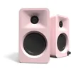 Image de Kanto ORA 100W Powered Bi-amp Reference Desktop Computer Speakers w/Bluetooth 5.0 & USB-C | 100 Hz Crossover | Reference Quality Sound | Pair | Pink