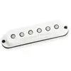 Image de Seymour Duncan SSL-6 - Custom Flat Strat Pickup - White Cap micro de guitare électrique