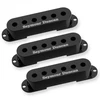 Image de Seymour Duncan 3 X Capots S Noir avec Logo