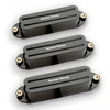 Image de Seymour Duncan Kit Hot Rails For Strat Black - SHR-1S