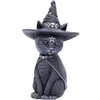 Image de Nemesis Now - Purrah Figurine Chat Occulte Chapeau de sorcière Noir - Figurine en résine de 13,5 CM   Cadeau pour Fan et Passionné   Qualité Supérieure   sous Licence Officielle
