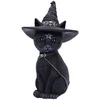 Image de Nemesis Now Cult Cuties Purrah Figurine de Chat sorcière en résine Noir 30 cm