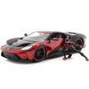 Image de JADA TOYS - Voiture Miniature de Collection, 31190 Noir/Rouge
