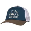 Image de Trucker estampillé - Océan foncé/marron | Salty Crew