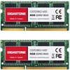 Image de  DDR3 RAM  Gigastone RAM pour Ordinateur Portable RAM 16Go (2x8Go) DDR3 16Go DDR3-1600MHz PC3-12800 Unbuffered Non-ECC 1.35V CL11 SODIMM 204-Pin Mémoire RAM (L'ordinateur Portable Only) 8GB 2-Pack