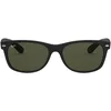 Image de Ray-Ban Unisex-Adultes Nouveau Wayfarer RB 2132 55 622 Noir Lunettes de soleil, Noir