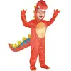 Image de Amscan - 844661-55 - Costume de dinosaure en dinomite - 4-6 ans, Orange, Multicore