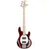 Image de Sterling by Music Man StingRay Ray4 HH Candy Apple Red basse électrique