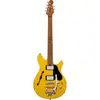 Image de Sterling by Music Man JV60CB Valentine Chambered Bigsby Butterscotch avec housse deluxe
