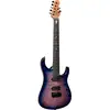 Image de Sterling by Music Man JP157D John Petrucci Signature Flame Maple Purple Nebula guitare électrique 7 cordes avec housse Deluxe