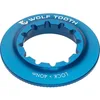 Image de Wolf Tooth Components Centerlock Anneau de Verrouillage pour Rotor Bleu cannelé