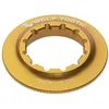 Image de Wolf Tooth Components Centerlock Anneau de Verrouillage pour Rotor   cannelure Interne dorée, Serrure Centrale
