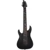 Image de Schecter Damien 8 MultiScale Satin Black LH guitare électrique pour gauchers