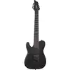 Image de Schecter PT-8 MS Black Ops LH guitare électrique Satin Black Open Pore (gaucher)