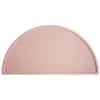 Image de Mushie Set de Table pour Assiette | Silicone et Antidérapante | sans BPA | Accessoires pour Bébé, Jeunes Enfants Garçons et Filles | Matériel Durable & de Haute Qualité | Blush