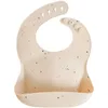 Image de mushie Bavoir Bébé en Silicone | Bavoirs Imperméables Réglables | Bavoirs Faciles à Essuyer | 4 Tailles Réglables Avec Poches Avant Profondes | 100% Sans BPA et Phtalate | Vanilla Confetti