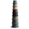 Image de mushie Tasses à Empiler 8 Gobelets Gigognes | sans BPA | Jouets Éducatifs pour Bébés | Accessoires pour Bébé, Jeunes Enfants Garçons et Filles | Forest