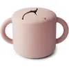 Image de mushie Bol Tasse à Collation Silicone | Sans BPA | Assiette Anti Renversement | Accessoires pour Bébé, Jeunes Enfants Garçons et Filles | Passent au Lave-Vaisselle et au Micro-Ondes | Blush