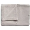 Image de mushie Couverture Tricotée pour Bébé et Enfant | 80 X 100 Cm | Coton Biologique | Polyvalent et Parfait pour Tous Les Temps | Matériel Durable & de Haute Qualité | Off White Melange
