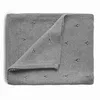 Image de mushie Couverture Tricotée pour Bébé et Enfant | 80 X 100 Cm | Coton Biologique | Polyvalent et Parfait pour Tous Les Temps | Matériel Durable & de Haute Qualité | Textured Dots Gray Melange