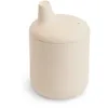 Image de mushie Tasse à Bec 100% Silicone pour Bébé à Partir de 6 Mois | Accessoires pour Bébé, Jeunes Enfants Garçons et Filles | Lavable au Lave-Vaisselle | Shifting Sand