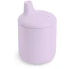 Image de mushie Tasse à Bec 100% Silicone pour Bébé à Partir de 6 Mois | Accessoires pour Bébé, Jeunes Enfants Garçons et Filles | Lavable au Lave-Vaisselle | Soft Lilac