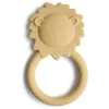Image de Mushie Anneau de Dentition Design Lion en Silicone Sans BPA | Accessoires pour Bébé | Matériel Durable & de Haute Qualité | Soft Yellow