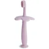 Image de Mushie Brosse à Dents d'Apprentissage en Forme de Fleur pour Enfant, Accessoires pour Bébé, Jeunes Enfants Garçons et Filles, Matériel Durable & de Haute Qualité (Soft Lilac)