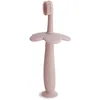 Image de Mushie Brosse à Dents d'Apprentissage en Forme de Fleur pour Enfant, Accessoires pour Bébé, Jeunes Enfants Garçons et Filles, Matériel Durable & de Haute Qualité (Blush)