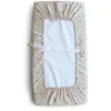 Image de Mushie Housse de Matelas à Langer Lavable | 70x45 Cm | Convient pour Matelas à Langer Standard | Sangles de Sécurité Réglables | Accessoires pour Bébé, Jeunes Enfants Garçons et Filles | Regenbogen