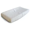 Image de Mushie Housse de Matelas à Langer Lavable | 70x45 Cm | Convient pour Matelas à Langer Standard | Sangles de Sécurité Réglables | Accessoires pour Bébé, Jeunes Enfants Garçons et Filles | Bloom