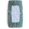 Image de Mushie Housse de Matelas à Langer Lavable | 70x45 Cm | Convient pour Matelas à Langer Standard | Sangles de Sécurité Réglables | Accessoires pour Bébé, Jeunes Enfants Garçons et Filles | Roman Green