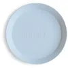 Image de mushie Assiette pour Enfants | Réutilisable Vaisselle Sans BPA | Assiettes Compatibles Lave-Vaisselle & Micro-ondes | Fabriqué au Danemark | Powder Blue