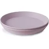 Image de mushie Assiette pour Enfants | Réutilisable Vaisselle Sans BPA | Assiettes Compatibles Lave-Vaisselle & Micro-ondes | Fabriqué au Danemark | Soft Lilac