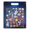 Image de Mushie Ensemble de Livres d'Autocollants Réutilisables (Espace) | Stickers en Mousse Amovibles | Activité Artistique et Artisanale pour Enfants