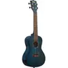 Image de Kala Exotic Mahogany Blue ukulélé concert avec housse