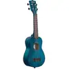 Image de Kala Blue Exotic Mahogany Soprano ukulélé soprano avec housse