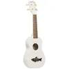 Image de Kala Makala Shark blanc MK-SS-WHT (+ housse) - Ukulele Soprano