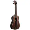 Image de Kala U-Bass Striped Ebony Fretted ukulélé basse électro-acoustique avec housse