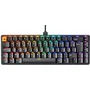 Image de GLORIOUS Gaming GMMK 2 Compact (65%) - Clavier de Jeu mécanique, TKL Compact (65%), Cadre Aluminium, Capuchons de Touches doubleshot, switches Fox, RGB, Disposition AZERTY française - Noir