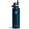 Image de HYDRO FLASK Trinkflasche Standard Flex Straw Cap 621ml bleu marine