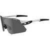Image de Tifosi Rail Lunettes de Soleil, Blanc/Noir (Fumée/Rouge AC/Transparent), L-XL Mixte